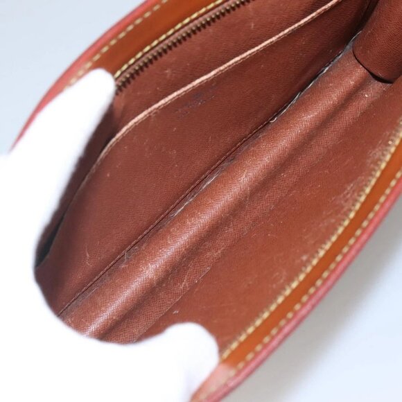 LOUIS VUITTON Epi Pochette Homme Clutch Bag Zipangu Gold M52528 LV Auth 116908 - Picture 13 of 16